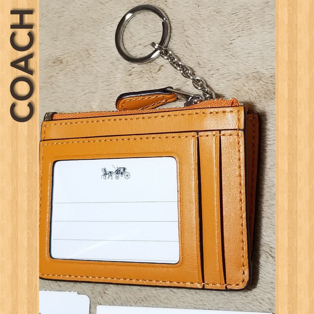 COACH NWT Women's Signature Mini Skinny Id - Picture 4 of 7